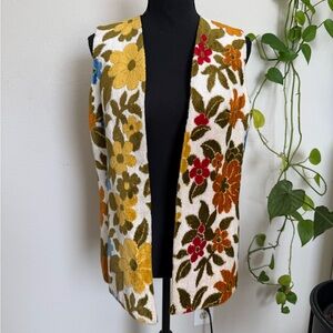 Vintage Boho Textured Vest
